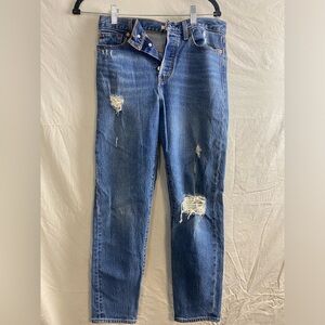 Nwot tags levi wedgie 26 dark wash